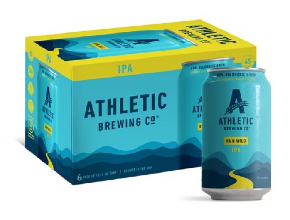Athletic Run Wild IPA Non-Alcoholic Beer 6-12 oz
