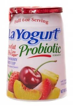 LaYogurt Probiotic Strawberry Fruit Cup 6 oz