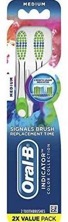 Oral-B Indicator Toothbrush 2-Pack Medium