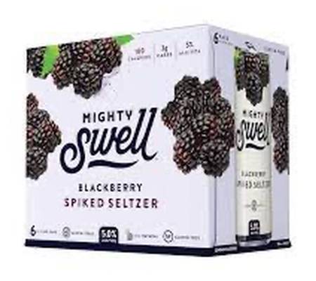 Mighty Swell Spiked Seltzer Blackberry 6-12 oz