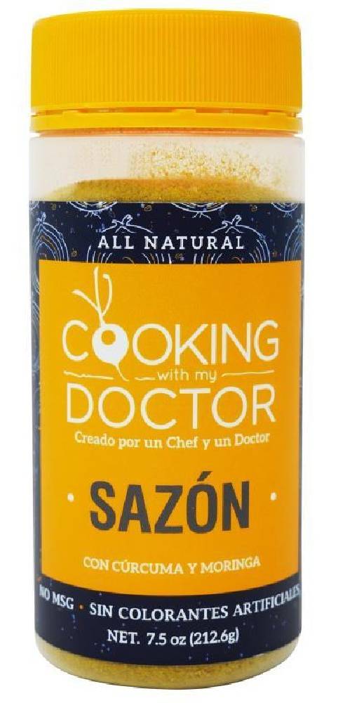 Cooking with My Doctor Cúrcuma y Moringa Sazón 7.5 oz 
