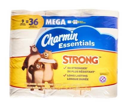 Charmin Essentials MEGA Strong Toilet Paper 9=36