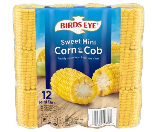 Birds Eye Sweet Mini Corn on the Cob 12 ct