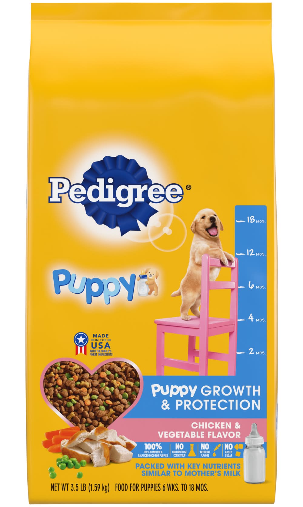 Pedigree Chicken Puppy Dog Food 3.5 lbs