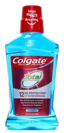 Colgate Total Mouthwash Peppermint 16 oz