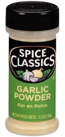 Spice Classics Garlic Powder 2.5 oz