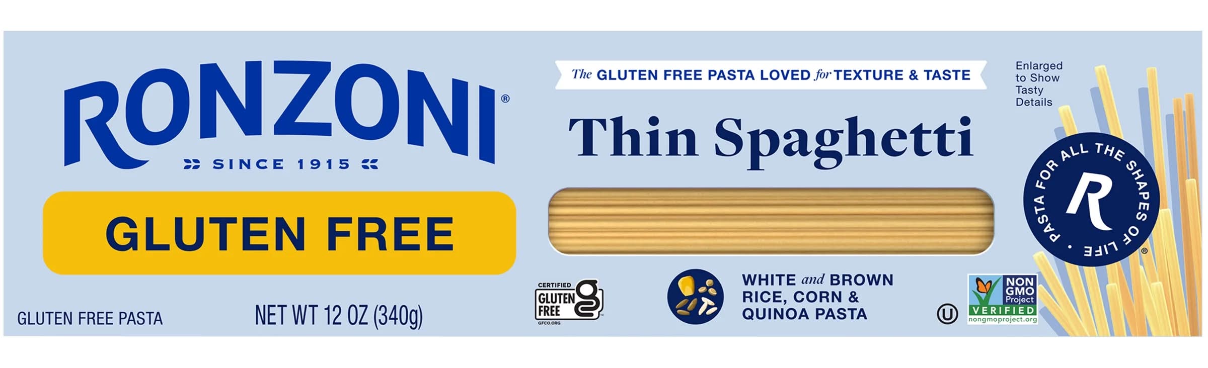 Ronzoni Gluten Free Thin Spaghetti 12 oz