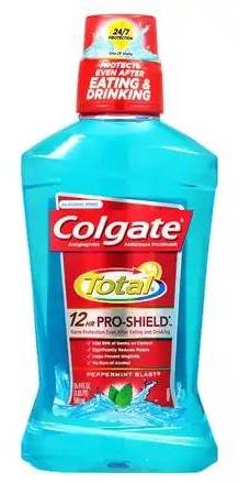 Colgate Total Mouthwash Peppermint 33.8 oz