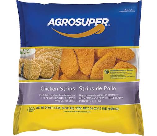 AgroSuper Breaded Chicken Strips 24 oz
