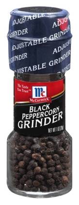 Morton Black Peppercorn Grinder 1 oz