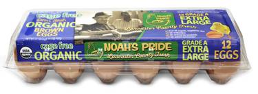 Noah's Pride Cage Free Extra Large Brown Eggs 12 ct
