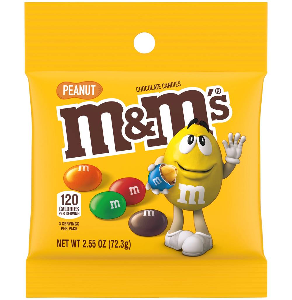 M&M’s Milk Chocolate Peanut 2.55 oz