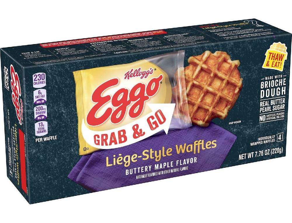 Eggo Frozen Buttery Maple Waffles 7.76 oz