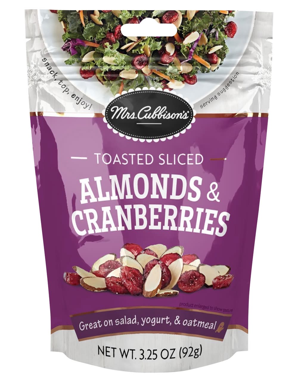 Mrs. Cubbison's Toasted Sliced Almonds & Cranberries 3.25 oz