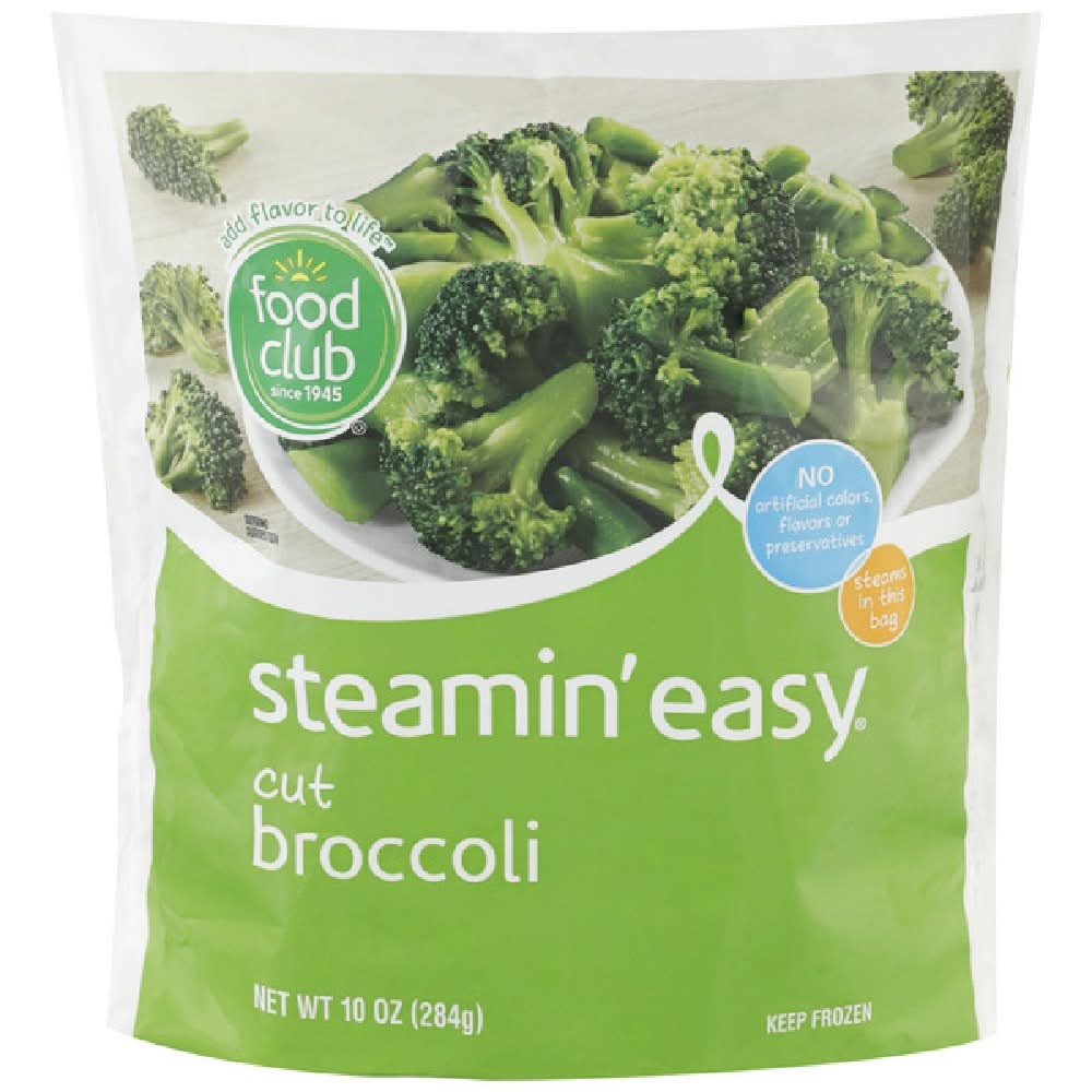 Food Club Steamin Easy Cut Broccoli 10 oz