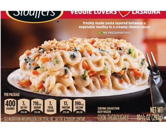 Stouffer’s Veggie Lover’s Lasagna 