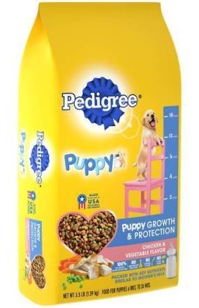 Pedigree Grilled Steak Puppy Dog Food 3.5 lbs