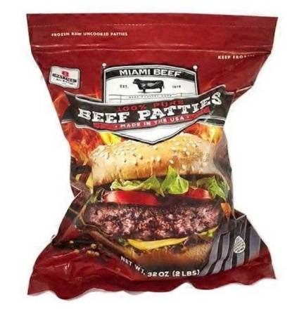 Miami Beef 100% Pure Beef Patties