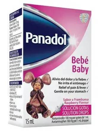 Panadol Children Infants Drops Raspberry
