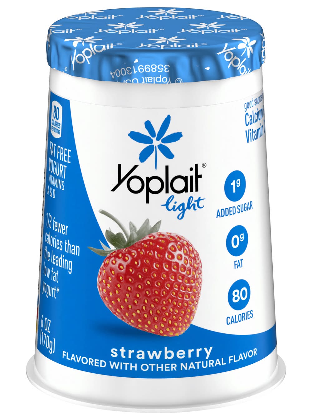 Yoplait Yogurt Strawberry Light 6 oz