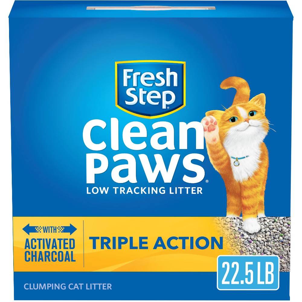 Fresh Step Clean Paws Triple Action 22.5 lb
