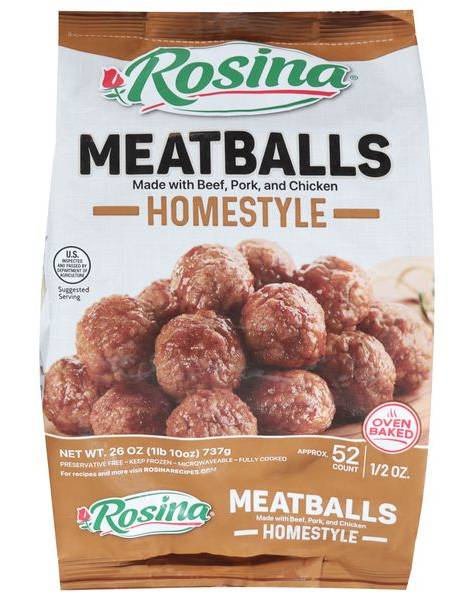 Rosina Homestyle Meatballs 28 oz