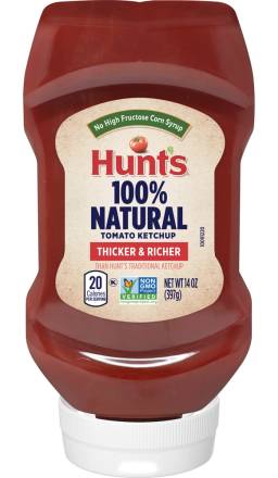 Hunt's 100% Natural Ketchup 14 oz