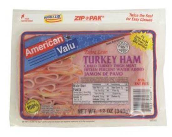 American Valu Turkey Ham 12 oz