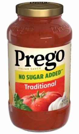 Prego Traditional No Sugar Added Sauce 24 oz