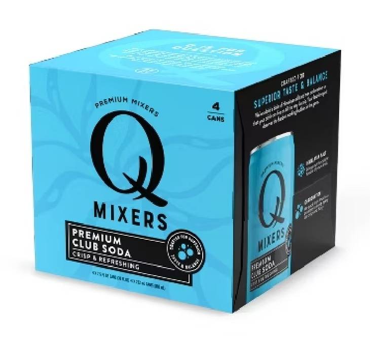 Q Mixers Club Soda 4-7.75 oz