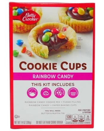 Betty Crocker Cookie Cups Rainbow Candy 15.1 oz