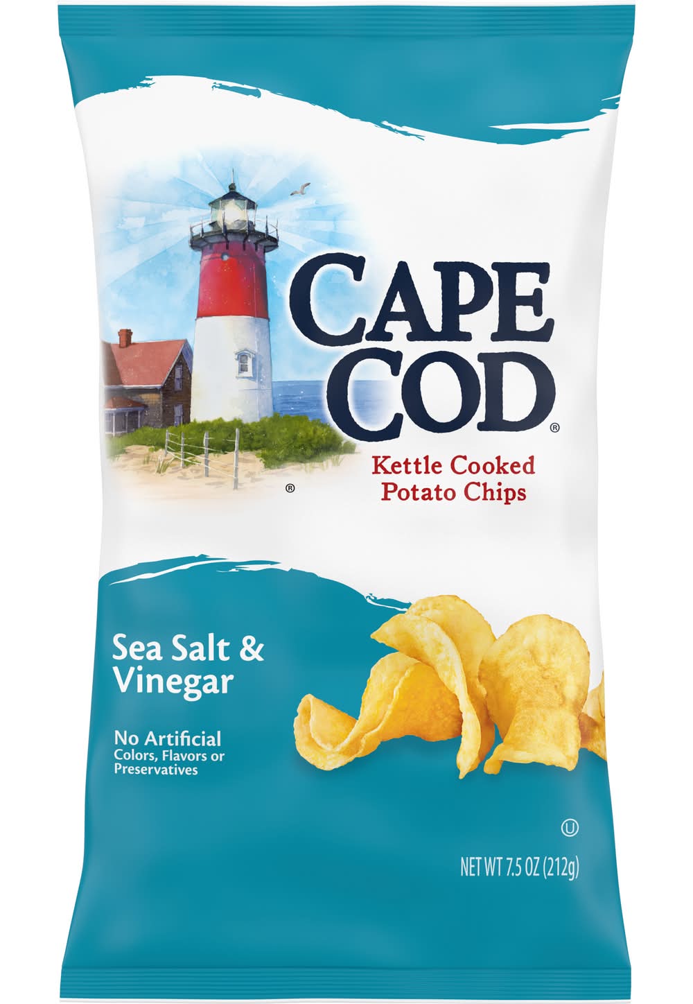 Cape Cod Sea Salt and Vinegar Potato Chips 7.5 oz