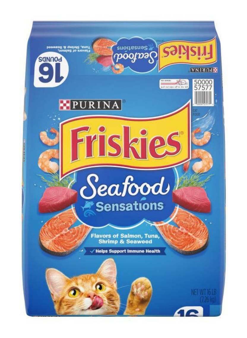 Friskies Seafood Sensations Cat Food 16 lbs