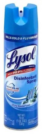 Lysol Disinfectant Spray Spring Waterfall Scent 12.5 oz