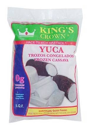 King's Crown Yuca en Trozos / Frozen Cassava 16 oz