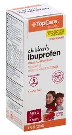 TopCare Health Children's (Ages 2-11) Ibuprofen Oral Suspension Berry Flavor 4 oz