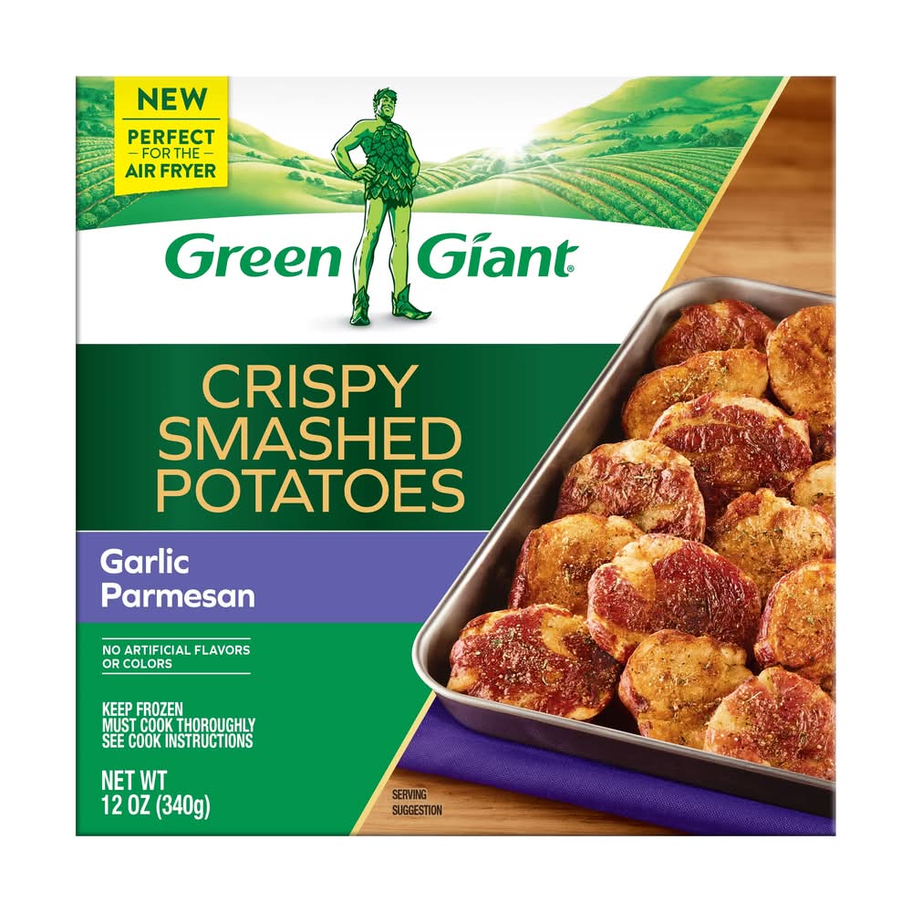 Green Giant Crispy Smashed Potatoes Garlic Parmesan 12 oz
