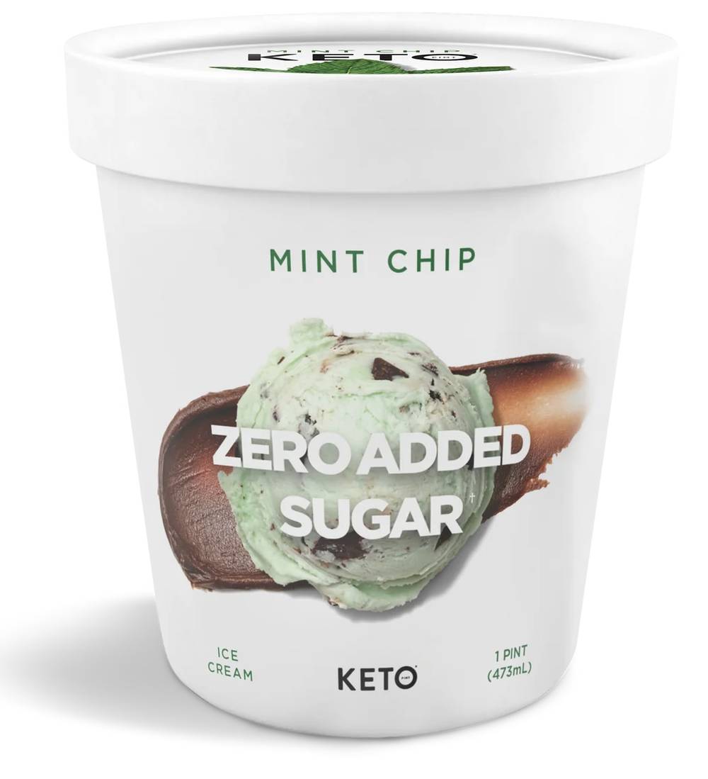 Keto Mint Chip Low Carb Ice Cream 1 pint