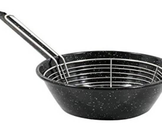 La Ideal Sartén Honda con Cestillo