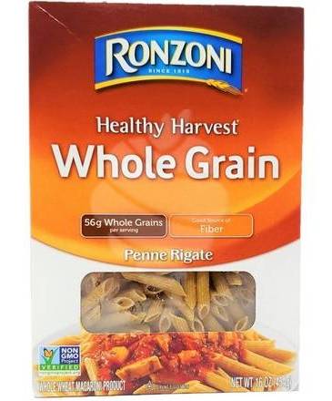 Ronzoni Whole Grain Penne Rigate 16 oz