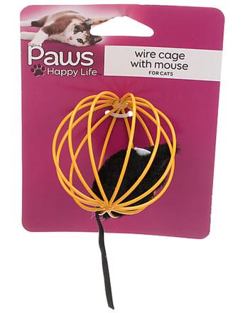 Paws Happy Life Wire Cage with Mouse