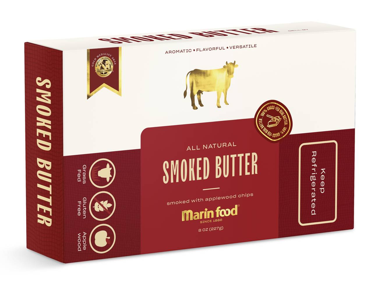 Marín Food Smoked Grass Fed Butter 8 oz