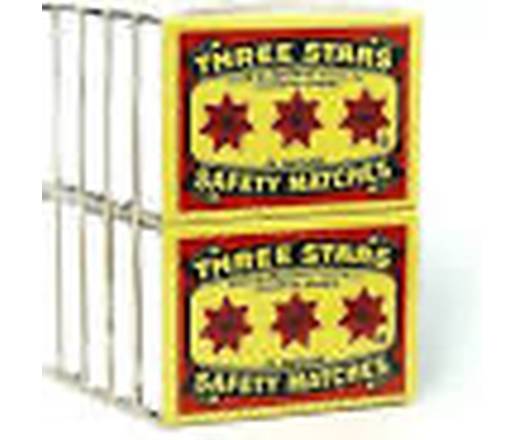 Three Stars Matches 10 pack