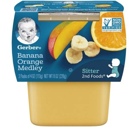 Gerber Banana Orange Medley 2-4 oz
