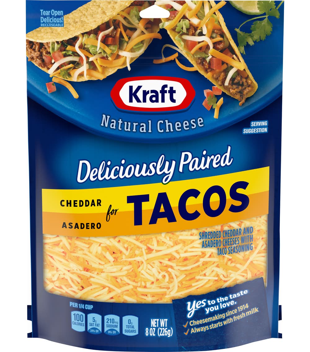 Kraft Shredded Taco Cheese 8 oz