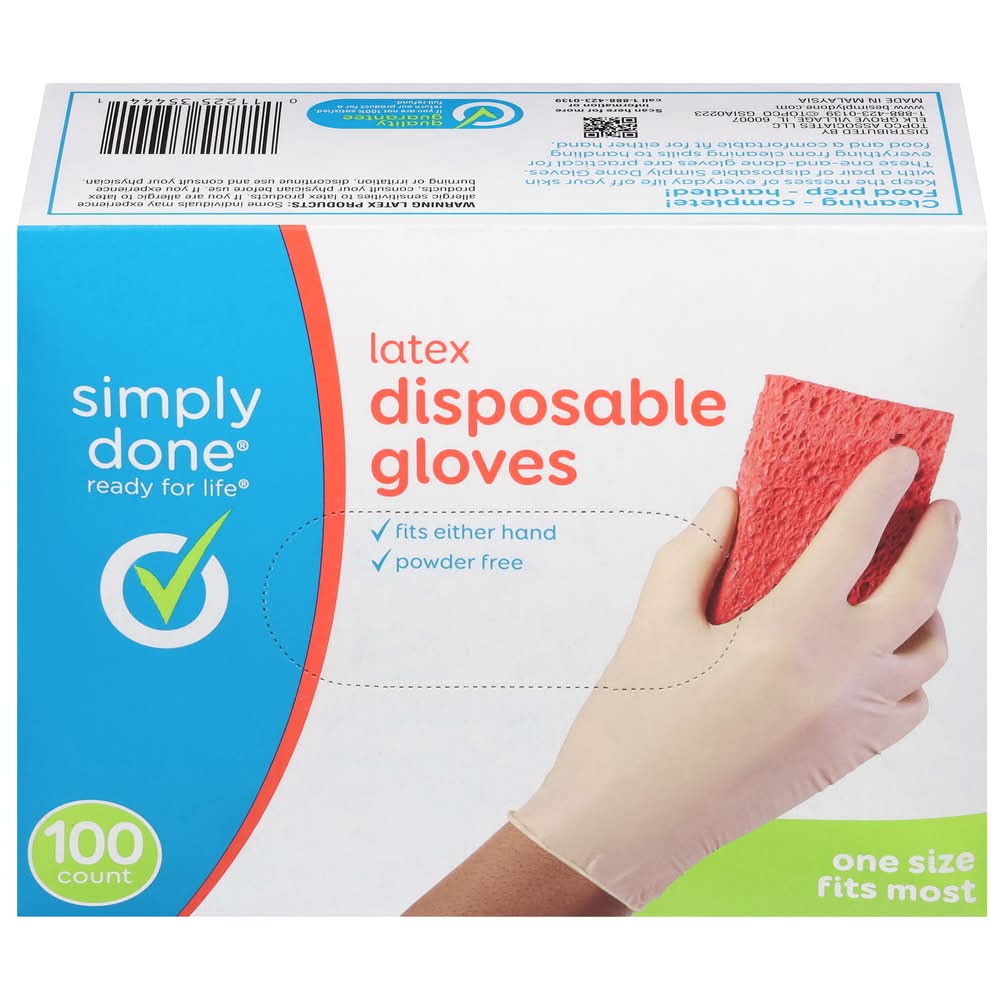 Simply Done Disposable Gloves 100 ct