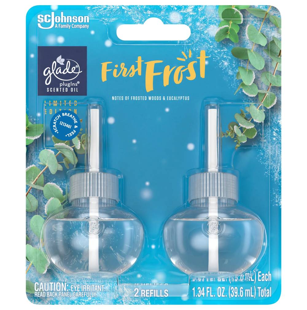 Glade Plug-Ins Scented Oil Refills First Frost 2 ct