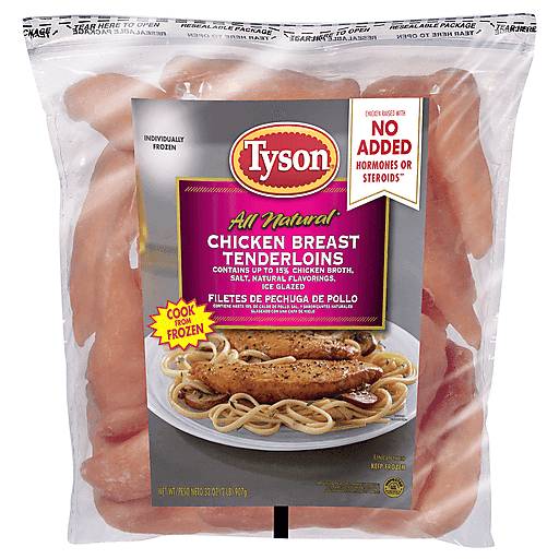 Tyson All Natural Chicken Breast Tenderloins 2 lbs