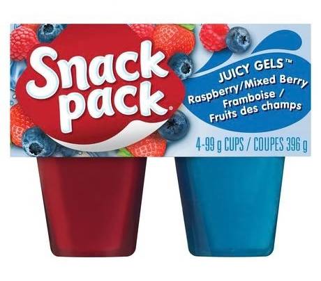Snack Pack Mixed Berry Juicy Gels 4-3.5 oz