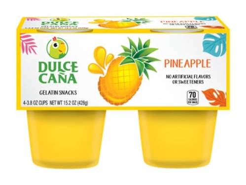 Dulce de Cana Gelatina Pina 4-3.8 oz
